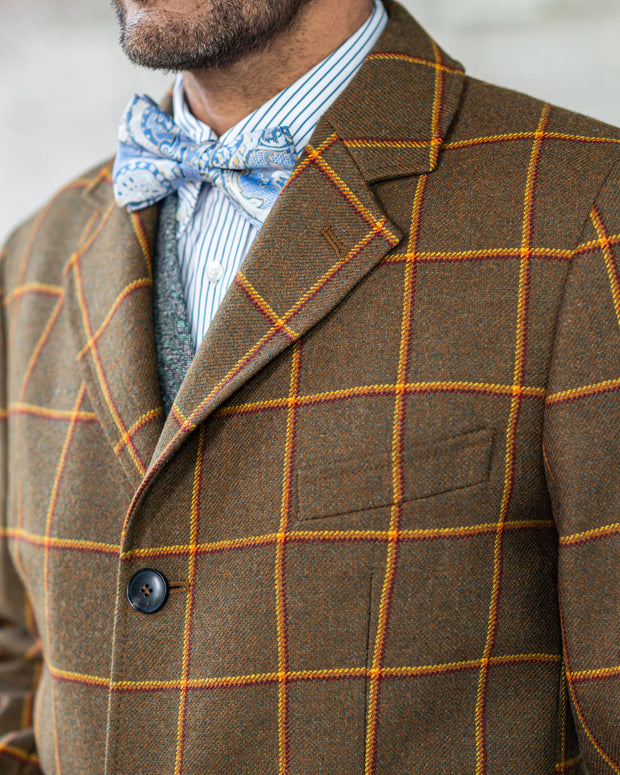 Klassischer Covert Coat aus Lovat Tweed