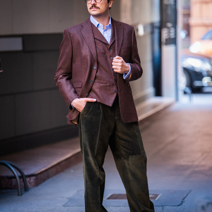 Cordhose Brisbane Moss, Farbe: Dark Olive