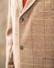 Klassischer Covert Coat aus Moon Tweed