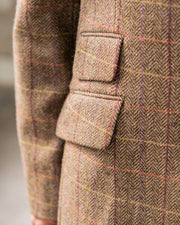 Klassischer Covert Coat aus Moon Tweed
