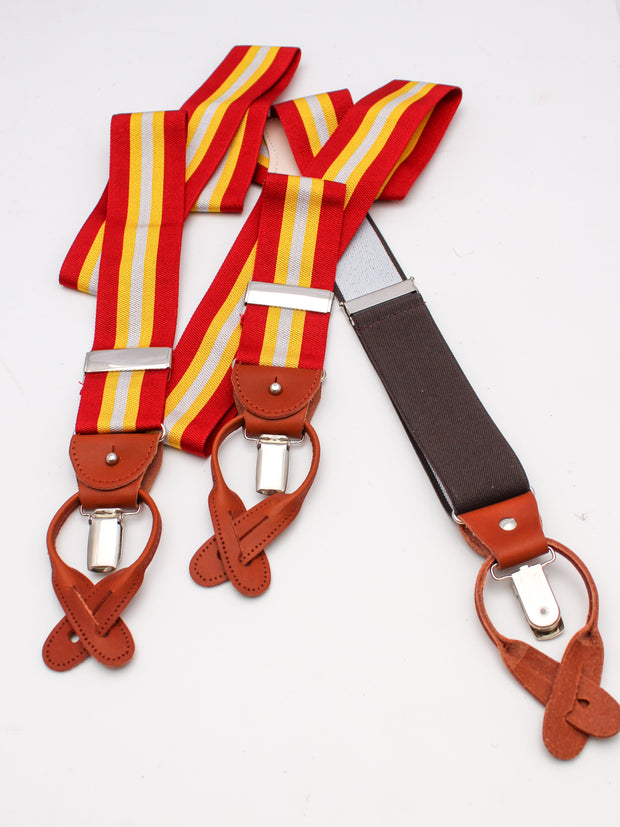 Hosenträger, Red/Yellow Stripes