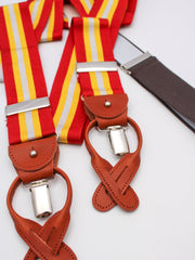Hosenträger, Red/Yellow Stripes