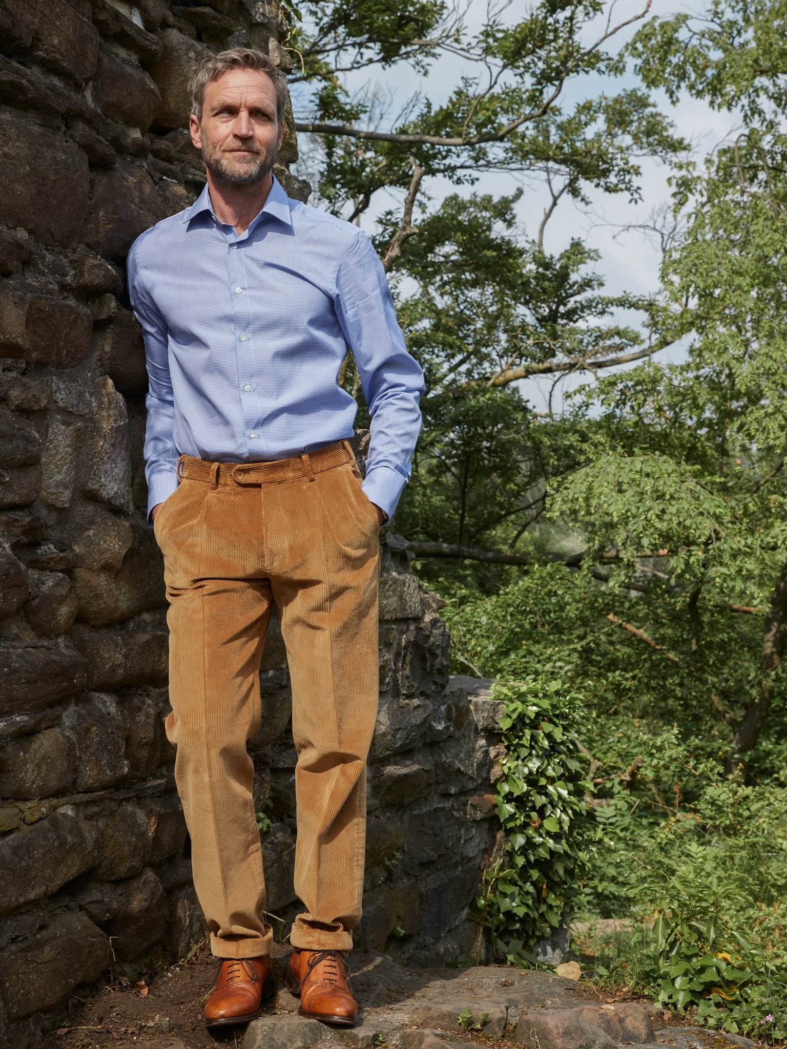 Cordhose Brisbane Moss, Farbe: Fawn