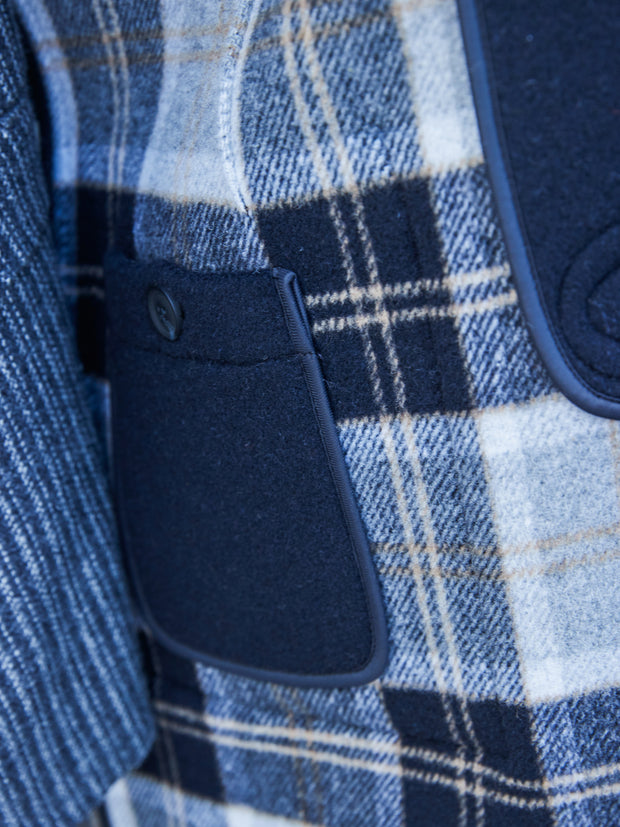 Klassischer Herren Dufflecoat in Navy
