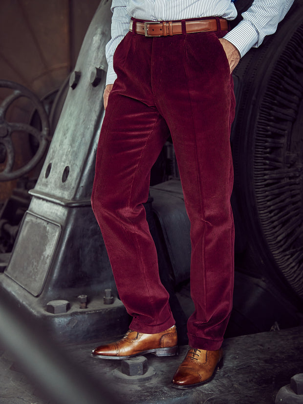 Cordhose Brisbane Moss, Farbe: Bordeaux