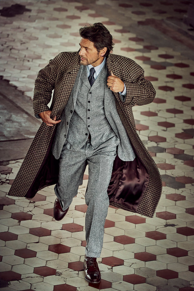 Raglan Mantel aus Moon Tweed