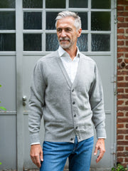 Lambswool Strickjacke (Gr. 44–52)