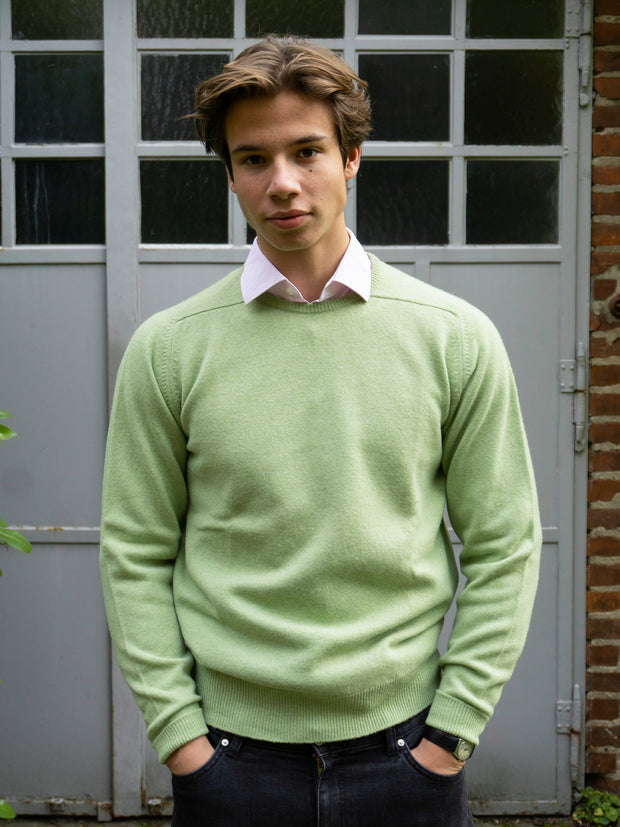 Lambswool Pullover mit Rundausschnitt in modernen Farben (Gr. 44–52)