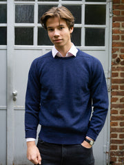 Lambswool Pullover mit Rundausschnitt in modernen Farben (Gr. 44–52)