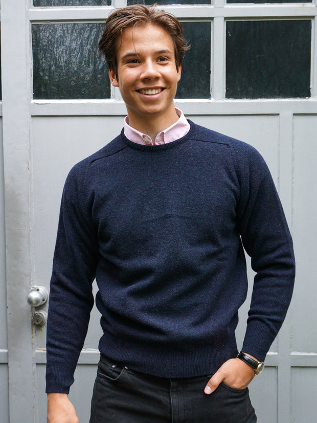 Lambswool Pullover mit Rundausschnitt in modernen Farben (Gr. 44–52)