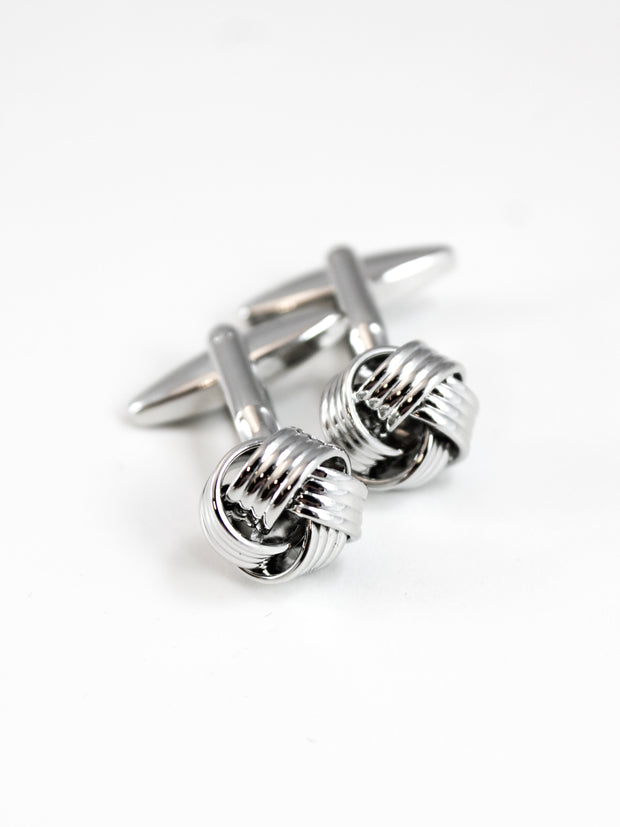 Manschettenknöpfe: Silver Knot