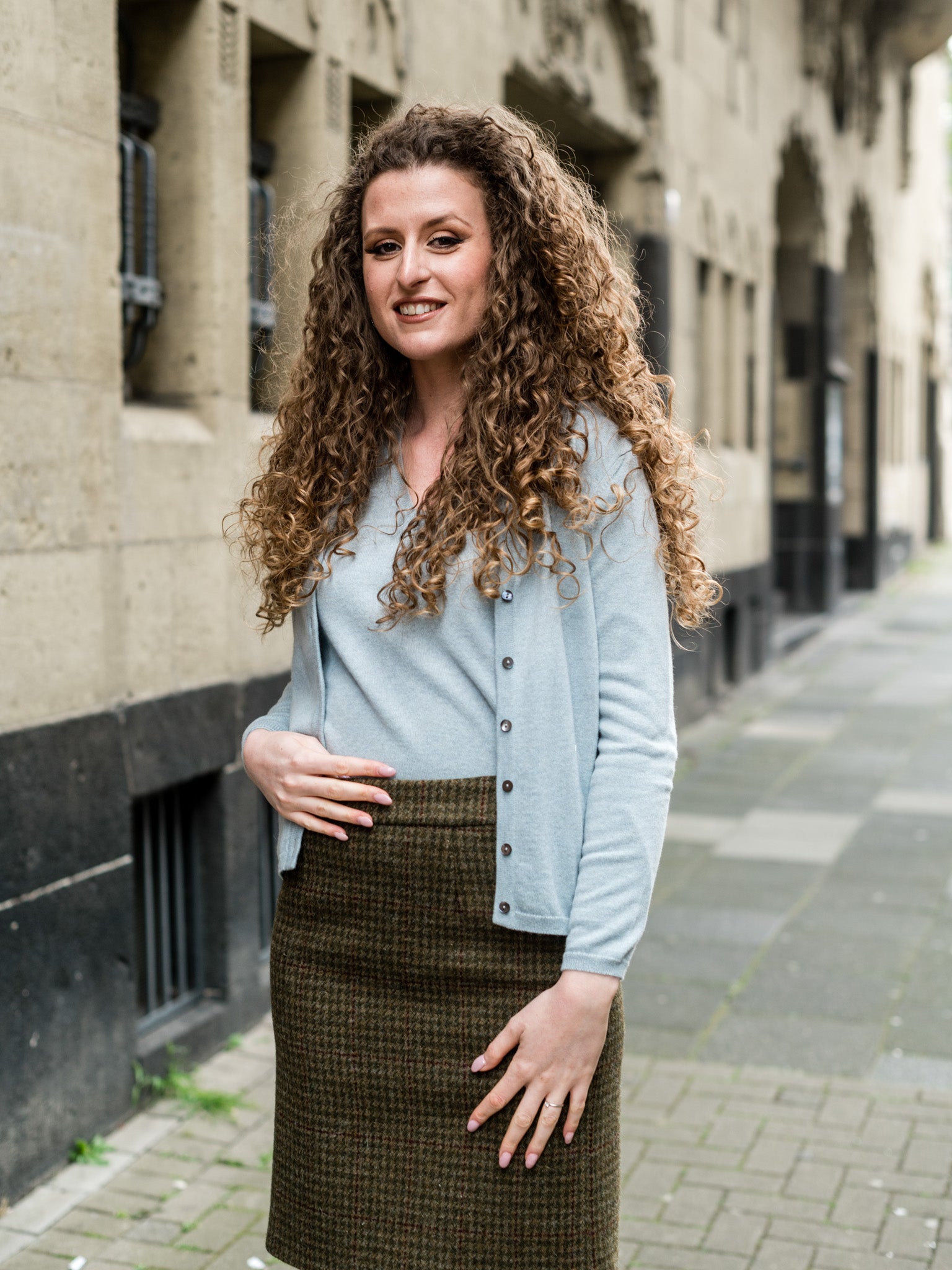 Cashmere Strickjacke mit V-Ausschnitt, unsere Klassiker