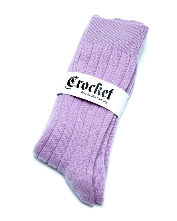 Cashmere Socken in lavender 100% Kaschmir