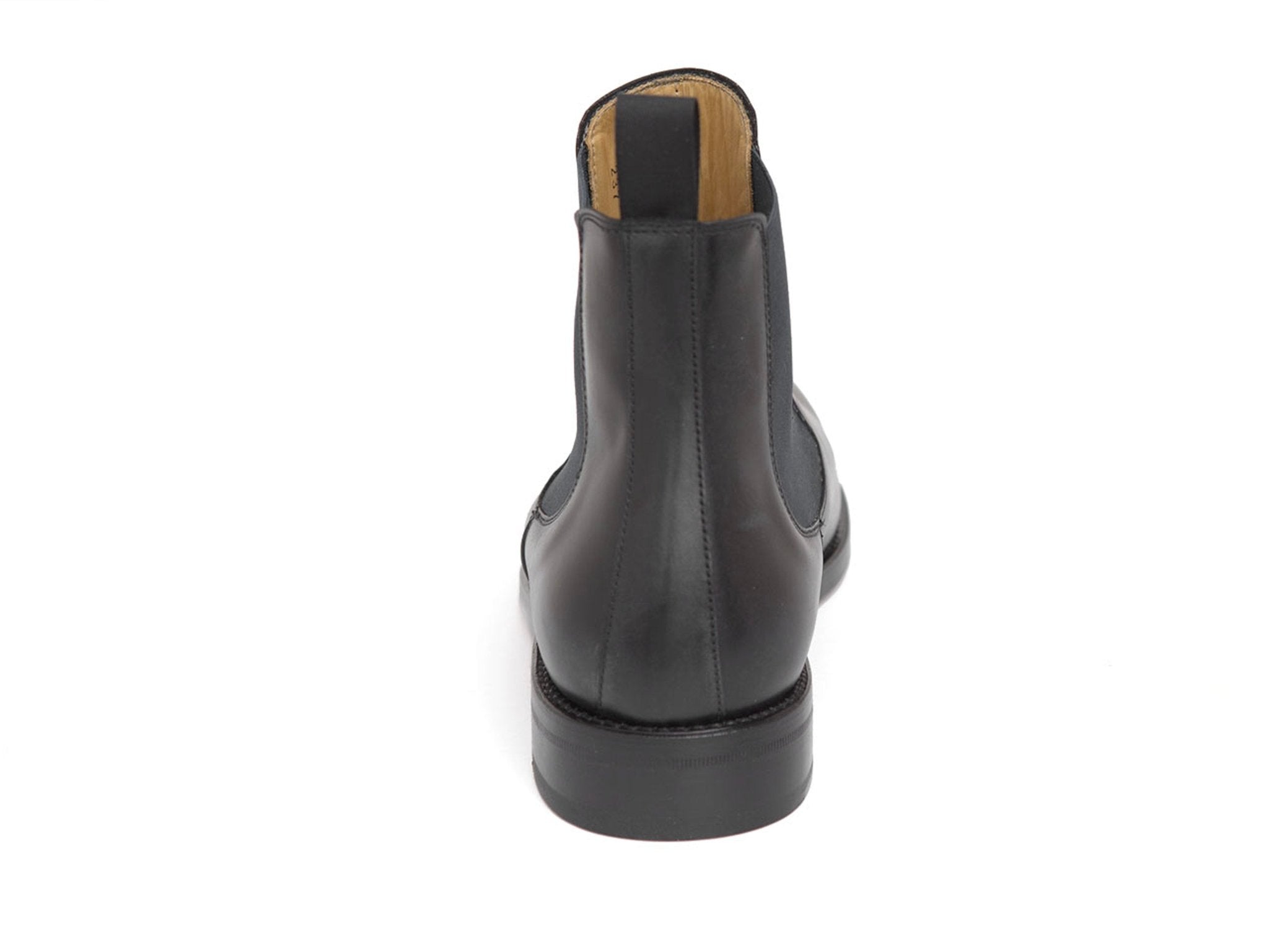 Chelsea Boots Herren in Schwarz, Frontalansicht