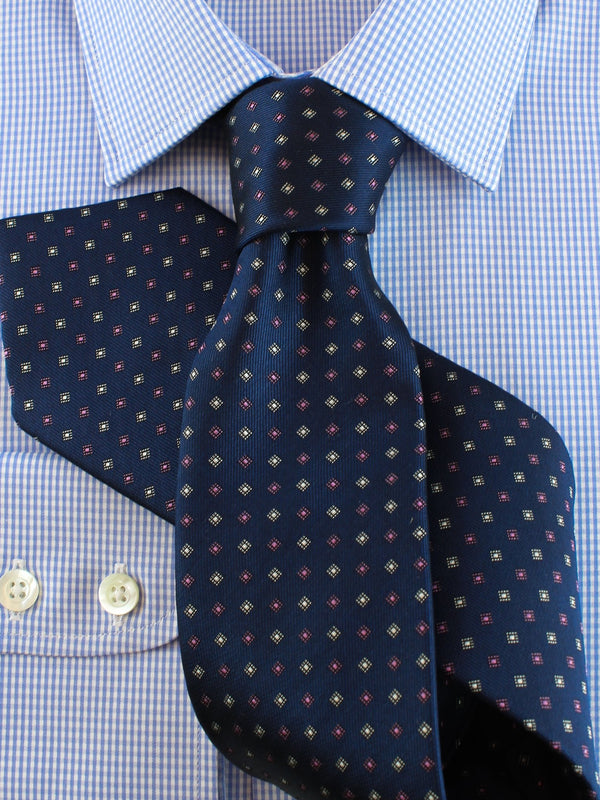 Herrenhemd Slim Fit Kent kariert in Hellblau, Frontalansicht