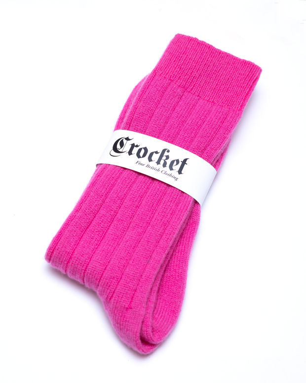 Cashmere Socken in pink 100% Kaschmir