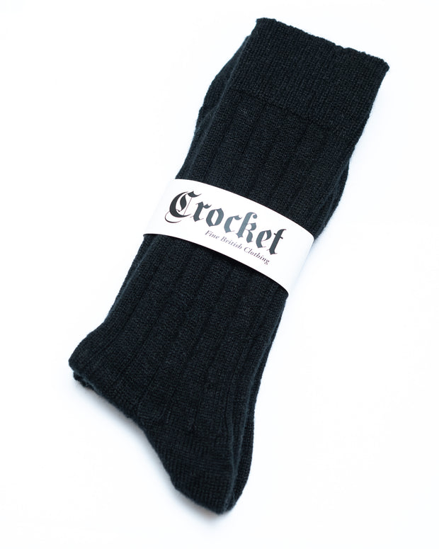 Cashmere Socken in schwarz 100% Kaschmir