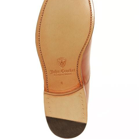 Schuhe: Semi Brogue in hazelnut | John Crocket – Fine British Clothing