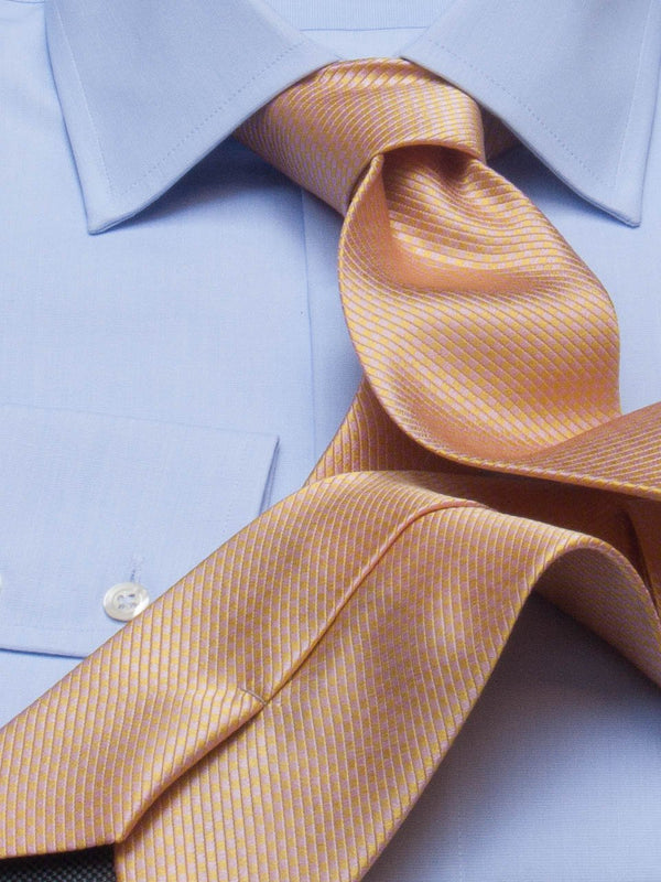 Herrenhemd Slim Fit Kent in Blau, Frontalansicht